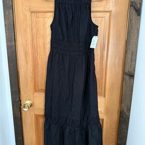 Black Sleeveless Maxi Dress